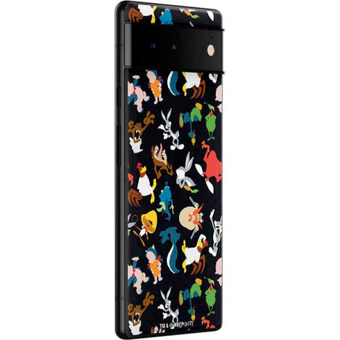 Looney Tunes Identity Pattern Google Pixel 6 Pro Skin